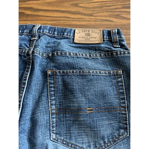 U.S. Polo Assn. zip and button front jeans size 36x32 - Picture 4 of 7